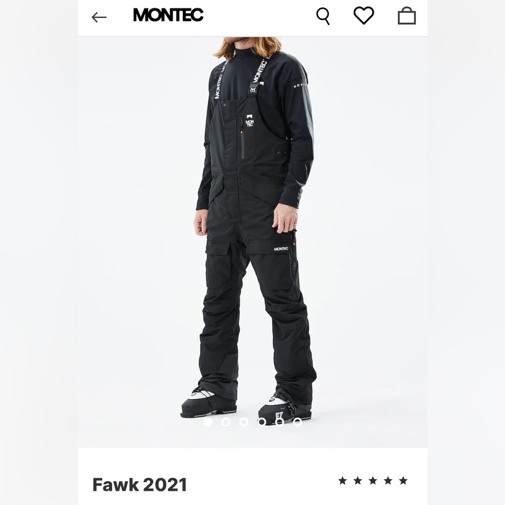 Montec Fawk 2021 Bib Snowpants - Men’s Small